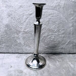 Reed & Barton Pewter Candlestick B790 Tall Vintage 8″–10″ Classic Metal Holder